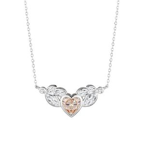 Preciosa Romantický stříbrný náhrdelník s kubickou zirkonií Preciosa All I Love 5273 61 obraz