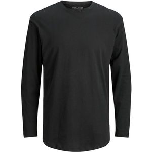 Jack&Jones Pánské triko JJENOA Long Line Fit 12190128 Black Relaxed L obraz