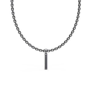 Guess Stylový ocelový náhrdelník X Plate JUXN03001JWGMT/U obraz