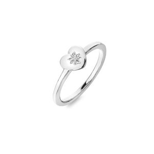 Hot Diamonds Romantický stříbrný prsten s diamantem Most Loved DR241 50 mm obraz