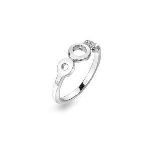 Hot Diamonds Elegantní stříbrný prsten s diamantem Balance DR243 51 mm obraz