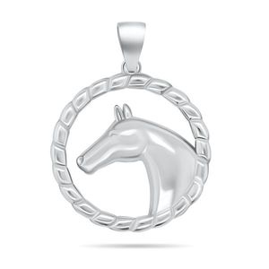 Brilio Silver Designový stříbrný přívěsek kůň PT32W obraz