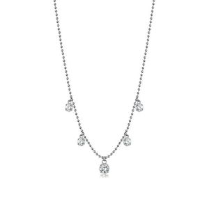 Brosway Blyštivý ocelový náhrdelník se zirkony Desideri BEIN012 obraz