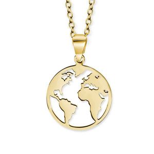 CRYSTalp Originální pozlacený náhrdelník Glóbus Globe 30452.EG obraz