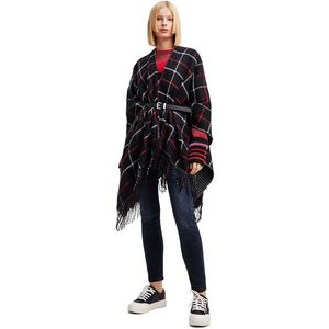 Desigual Dámské oboustranné pončo Picturaes Paris Oversize Fit 23WAIA102000 obraz