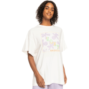 Roxy Dámské triko SWEET FLOWERS Oversize Fit ERJZT05469-WBK0 L obraz