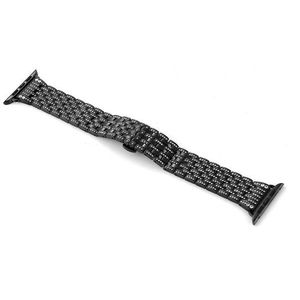 4wrist Ocelový tah pro Apple Watch 42/44/45/49 mm - Black obraz