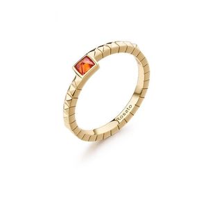 Rosato Elegantní pozlacený prsten s kubickým zirkonem Cubica RZCU100 52 mm obraz