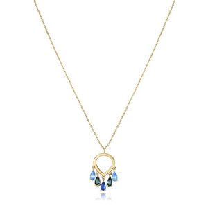 Viceroy Stylový pozlacený náhrdelník Elegant 13082C100-39 (řetízek, přívěsek) obraz