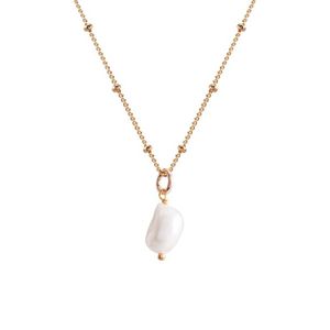 Decadorn Něžný pozlacený náhrdelník s pravou perlou Sea obraz