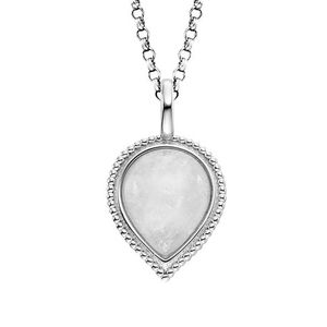 Engelsrufer Stříbrný náhrdelník s měsíčním kamenem Pure Drop ERN-PUREDROP-MO (řetízek, přívěsek) obraz