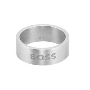 Hugo Boss Módní pánský ocelový prsten 1580457 64 mm obraz