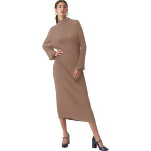 Vero Moda Dámské šaty VMWIELD Slim Fit 10296782 Brown Lentil L obraz