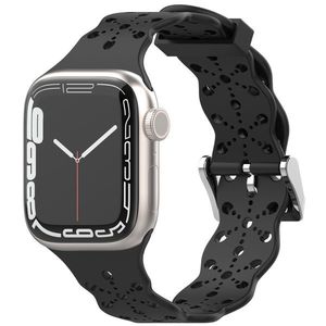 4wrist Silikonový řemínek pro Apple Watch 38/40/41 mm - Černý obraz