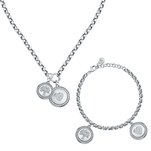 Morellato Fashion ocelová sada šperků Love S0R31 (náhrdelník + náramek) obraz
