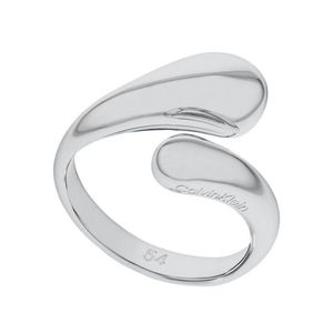 Calvin Klein Nadčasový ocelový prsten Sculptured Drops 35000192 54 mm obraz