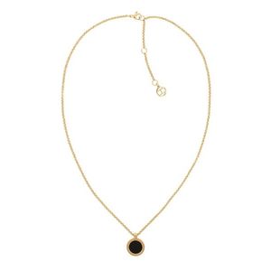 Tommy Hilfiger Moderní pozlacený náhrdelník s přívěskem Iconic Circle 2780656 obraz