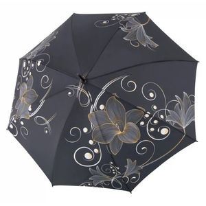 Doppler Dámský holový deštník Fiber Flex AC Golden Flower 740765SG obraz