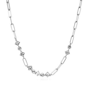 Brosway Slušivý náhrdelník s čirými krystaly Emphasis BEH05 obraz