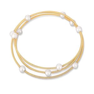 JwL Luxury Pearls Bronzový náramek s pravými perlami JL0756 obraz