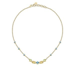 Morellato Elegantní pozlacený náhrdelník s kubickými zirkony Colori SAVY05 obraz