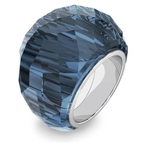 Swarovski Masivní prsten s modrým krystalem Nirvana 547437 52 mm obraz