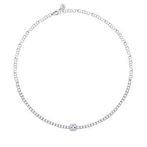 Morellato Okouzlující stříbrný náhrdelník se zirkony Tesori SAIW107 obraz