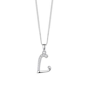 Preciosa Stříbrný náhrdelník písmeno "L" 5380 00L (řetízek, přívěsek) obraz