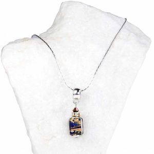 Lampglas Mimořádný dámský náhrdelník Queen of the Night s 24karátovým zlatem v perle Lampglas NSA5 obraz