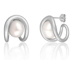 JwL Luxury Pearls Módní náušnice ze stříbra s pravou perlou JL0651 obraz