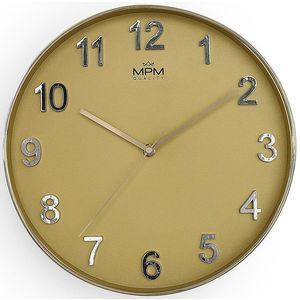 MPM Quality Nástěnné hodiny Golden Simplicity E01.4163.80 obraz