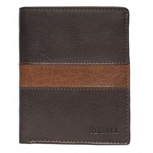 SEGALI Pánská kožená peněženka 81095 brown/tan obraz