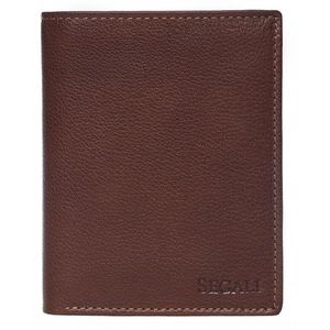 SEGALI Pánská kožená peněženka 81046 brown obraz
