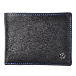 SEGALI Pánská kožená peněženka 907 114 026 black/blue obraz