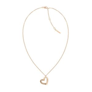 Calvin Klein Slušivý bronzový náhrdelník se srdíčkem Minimalist Hearts 35000386 obraz