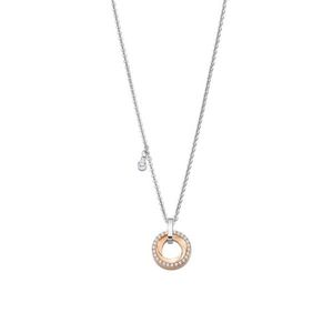 Lotus Style Ocelový náhrdelník s bicolor přívěskem Woman Basic LS2176-1/3 obraz