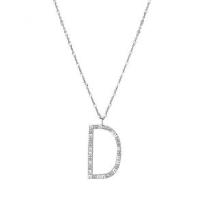 Rosato Stříbrný náhrdelník s přívěskem D Cubica RZCU04 (řetízek, přívěsek) obraz