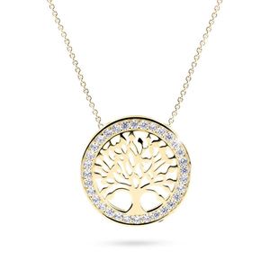 Cutie Jewellery Originální zlatý náhrdelník Strom života Z5021-40-10-X-1 obraz