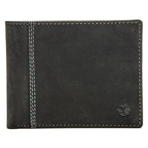 SEGALI Pánská kožená peněženka 1045 black obraz