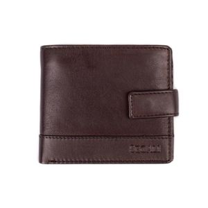 SEGALI Pánská kožená peněženka 55666 brown obraz