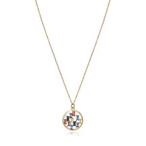Viceroy Nádherný pozlacený náhrdelník se zirkony Elegant 15114C100-39 obraz
