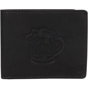 Lagen Pánská kožená peněženka 66-3701 BLK BIG MUG obraz
