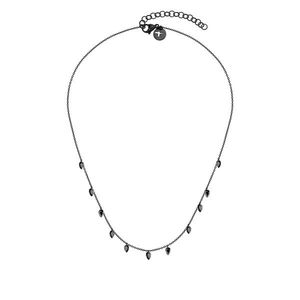 Tamaris Nápaditý černý náhrdelník se zirkony TJ-0076-N-45 obraz