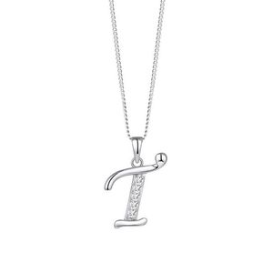 Preciosa Stříbrný náhrdelník písmeno "T" 5380 00T (řetízek, přívěsek) obraz