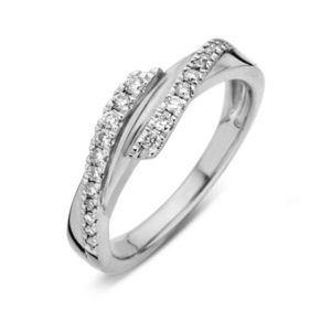 JVD Půvabný stříbrný prsten se zirkony SVLR0375XH2BI 56 mm obraz