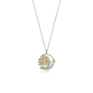 Viceroy Stylový pozlacený náhrdelník s měsícem a stromem života Trend 13002C100-90 obraz