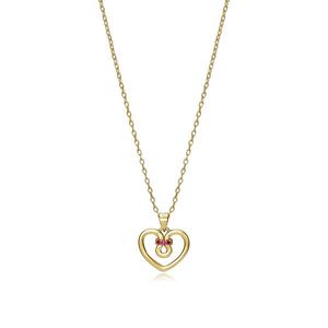 Viceroy Romantický pozlacený náhrdelník Srdce Chic 13026C100-06 obraz