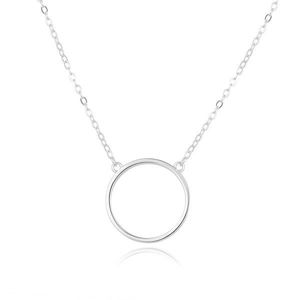 Beneto Minimalistický stříbrný náhrdelník AGS1163/47 obraz
