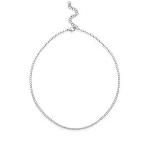 Rosato Elegantní stříbrný náhrdelník se zirkony Cubica RZC038 obraz