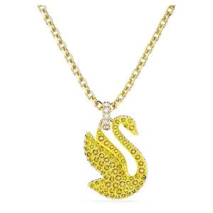 Swarovski Něžný pozlacený náhrdelník s Labutí Iconic Swan 5647553 obraz